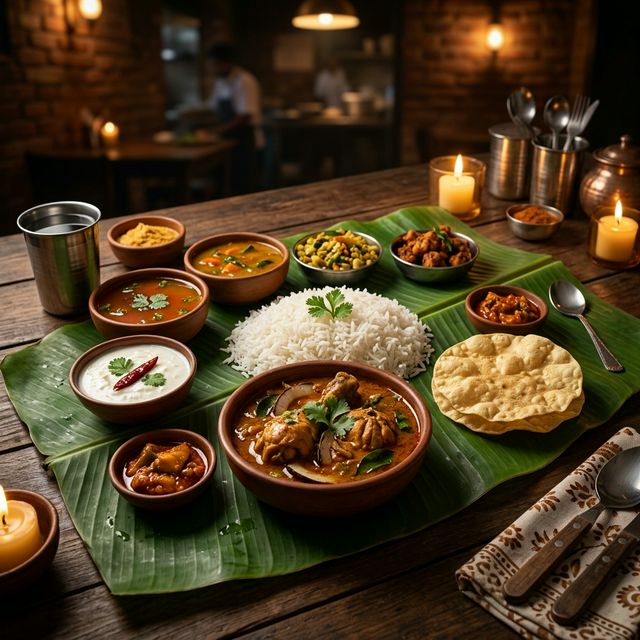 South Indian meals